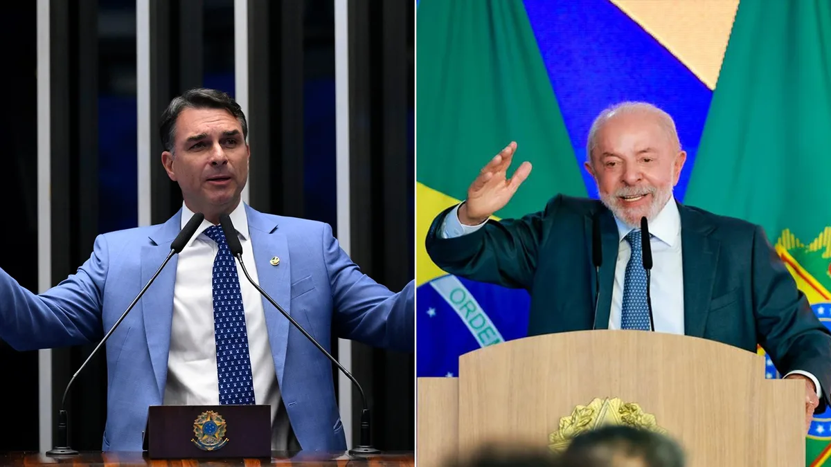 A primeira pesquisa Quaest sobre a disputa Flávio x Lula no segundo turno