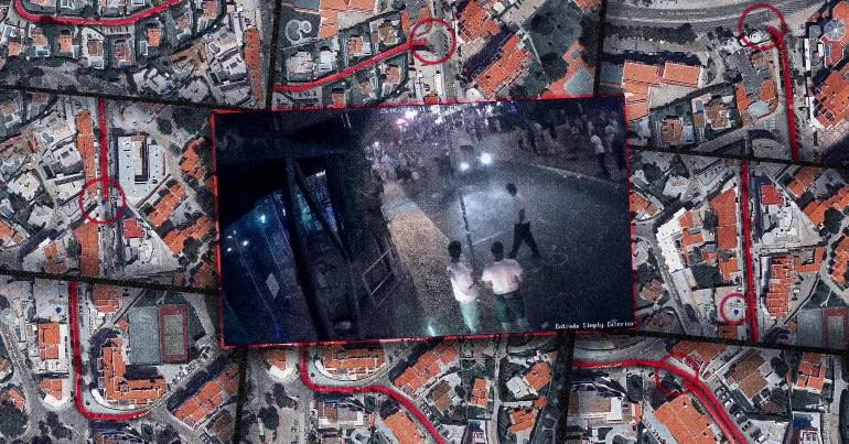 Reconstituição da madrugada de pânico em Albufeira