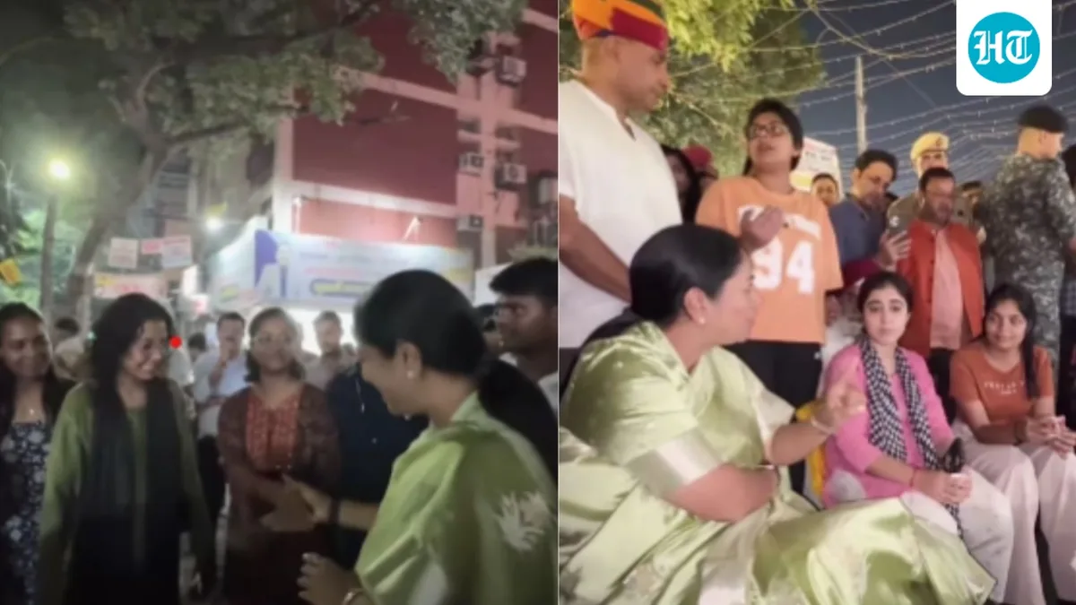 Rekha Gupta pays surprise visit to Mukherjee Nagar, meets students: ‘Will ensure facilities’