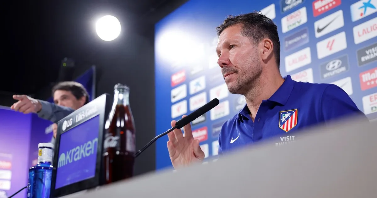 El reto del Cholo Simeone a los periodistas: "Se olvidaron de mí"