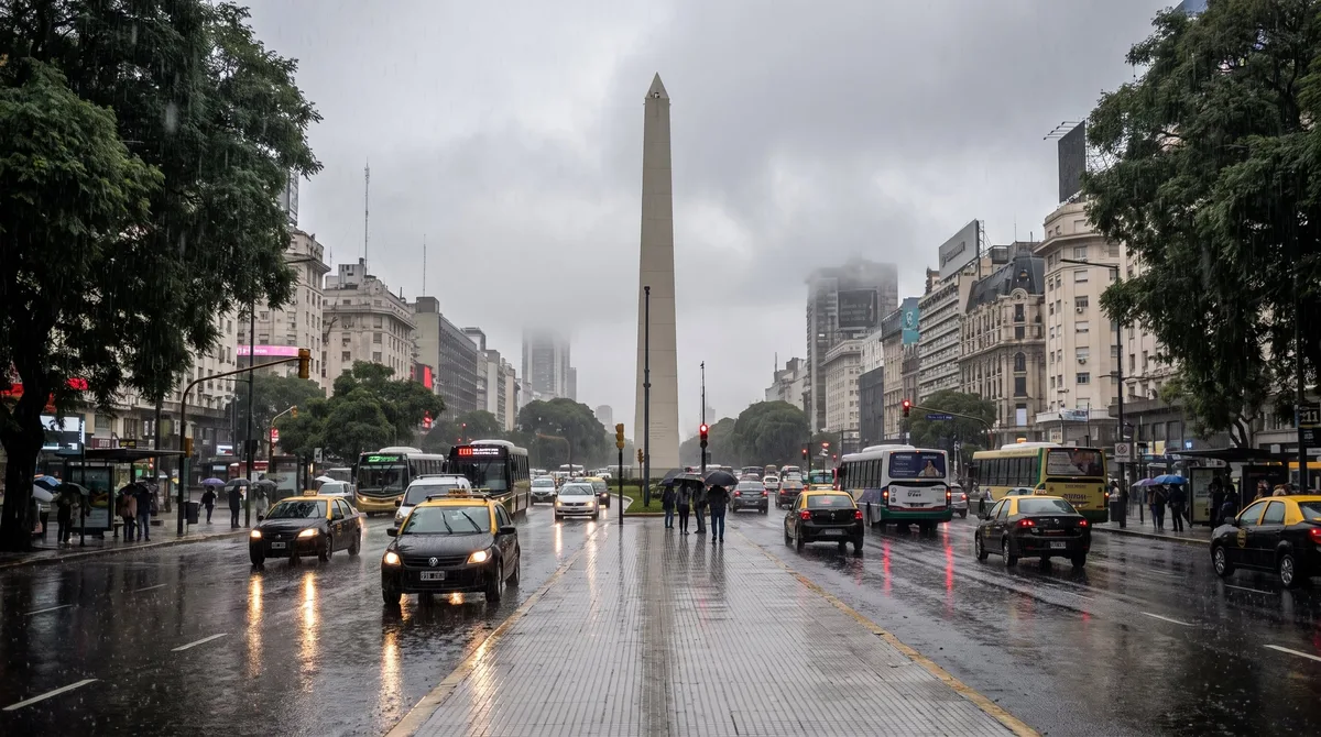 Cómo seguirá el clima en el AMBA durante los próximos días: nubosidad, lloviznas y viento