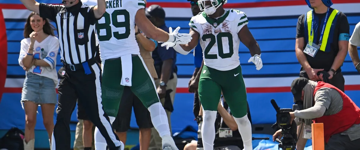 Breece Hall powers Jets past Titans 23-10 in a dominant season opener against their former coach