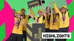 Rockets dominate Sunrisers to win first Hundred title