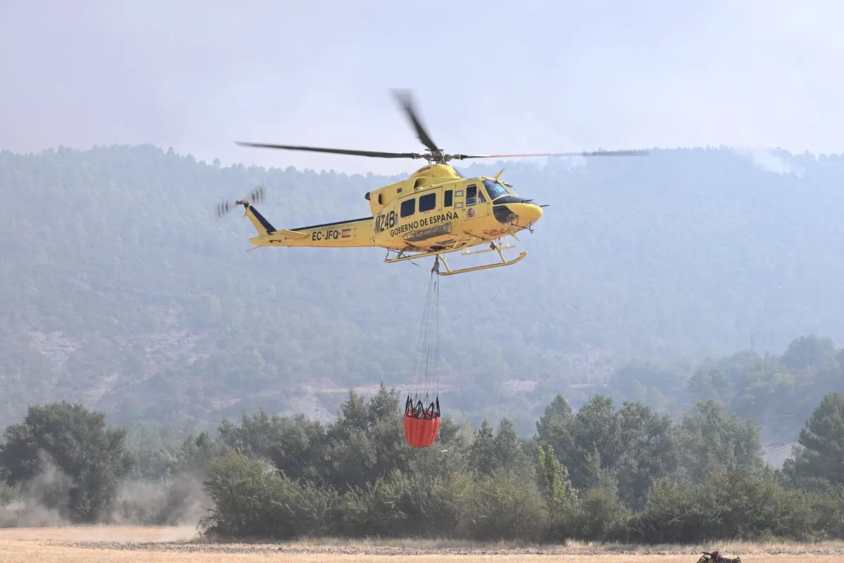 Más de dos mil horas de vuelo: Aragón, la región peor dotada contra incendios, es también la que pide más apoyo de las aeronaves estatales