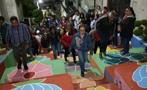 Ecatepec proyecta pintar 3 mil fachadas en San Andrés de la Cañada; buscan mejorar la imagen urbana