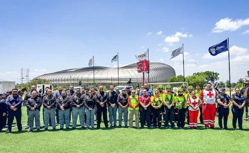 Alistan operativo con mil 200 elementos para el Clásico Regio en Nuevo León; utilizarán drones, unidades K9 y robots K9
