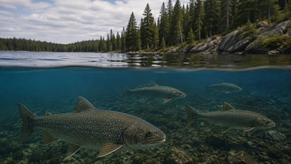 Scientists acidified an Ontario lake for 17 years; decades later, trout remain below half their former level