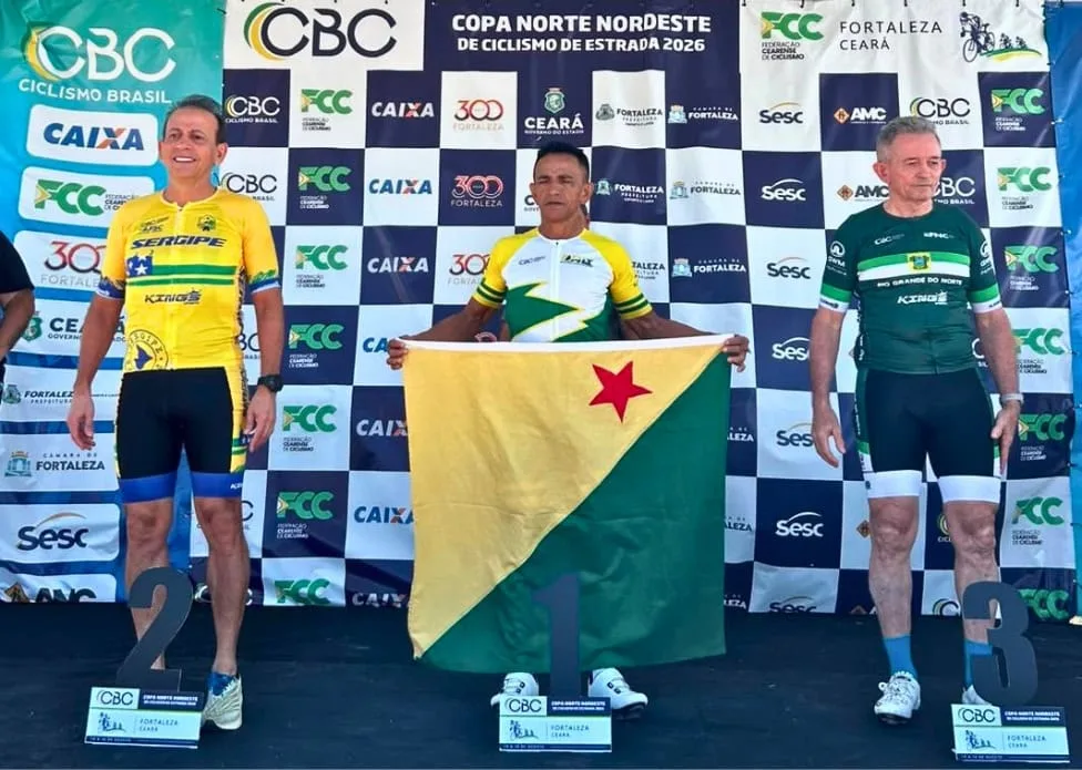 Acre ganha mais 3 medalhas de ouro no Norte/Nordeste de Ciclismo