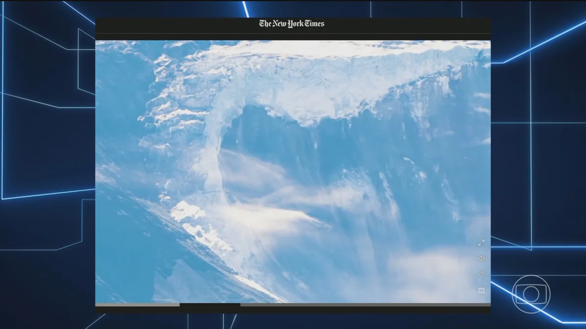 Imprensa americana publica vídeo que mostra o começo da avalanche no Nepal