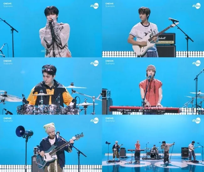 원위, 실력파 밴드 맞네..‘Scenario' 탄탄한 라이브 공개 (‘잇츠라이브’)