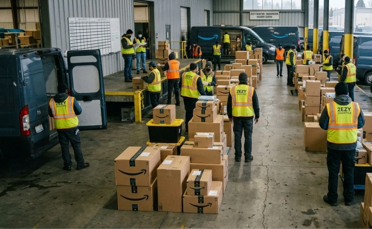Entregadores perdem emprego da noite para o dia após Amazon cancelar contrato