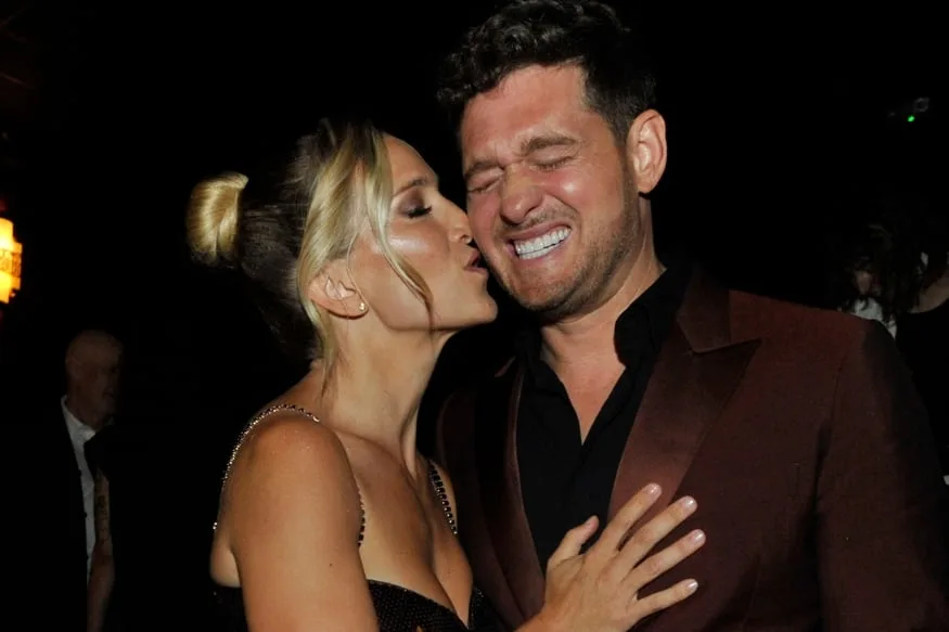 Con el apoyo de Michael Bublé y un look impactante, Luisana Lopilato brilló en el preestreno de Pepita, la pistolera