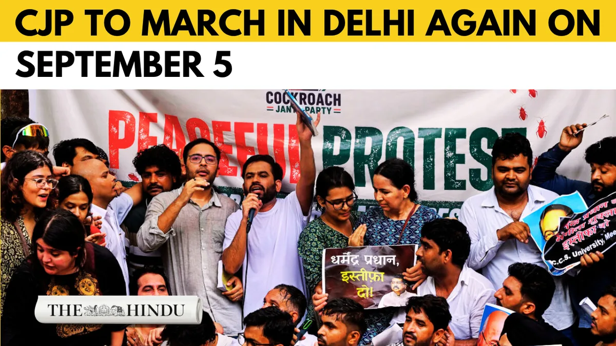 CJP announces Delhi march on September 5 over pending promises to students