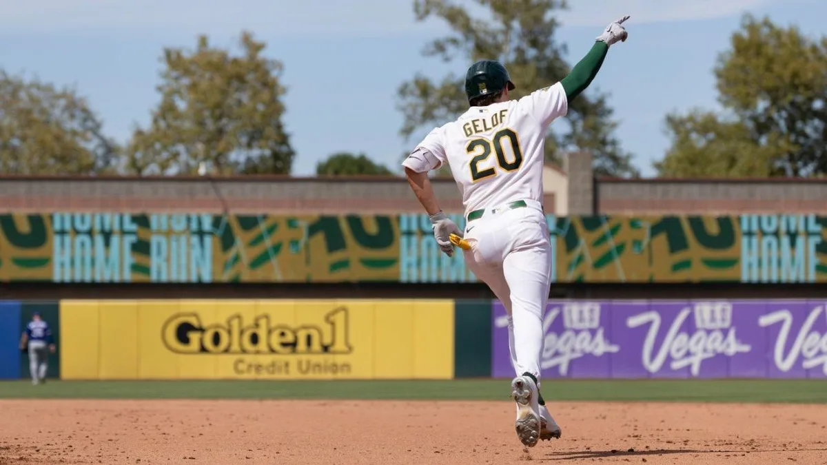 Gelof and Butler each hit two-run homers to lead Athletics over Rangers