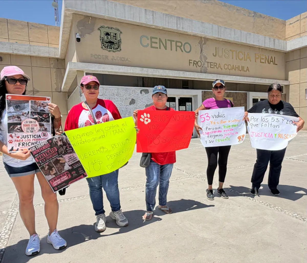 Dictan prisión preventiva a cuidador de perros rescatados en Castaños, Coahuila; animalistas piden justicia