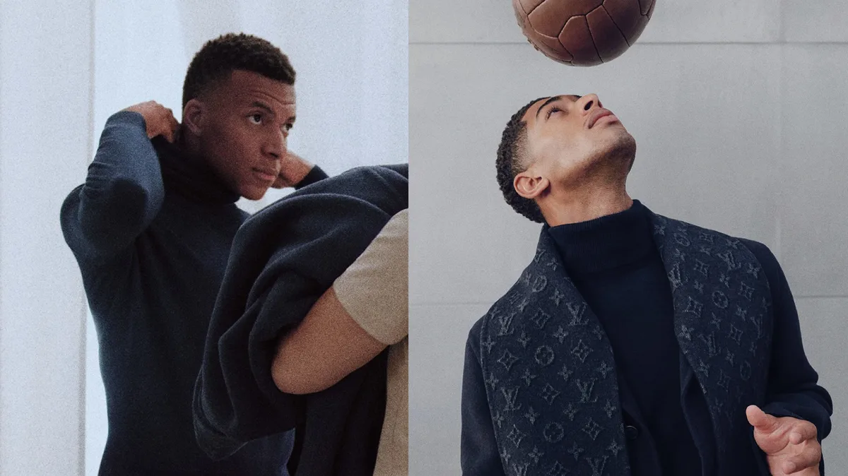 Con Kylien Mbapeé y Jude Bellingham como modelos, Louis Vuitton mostró los looks que hizo para el Real Madrid