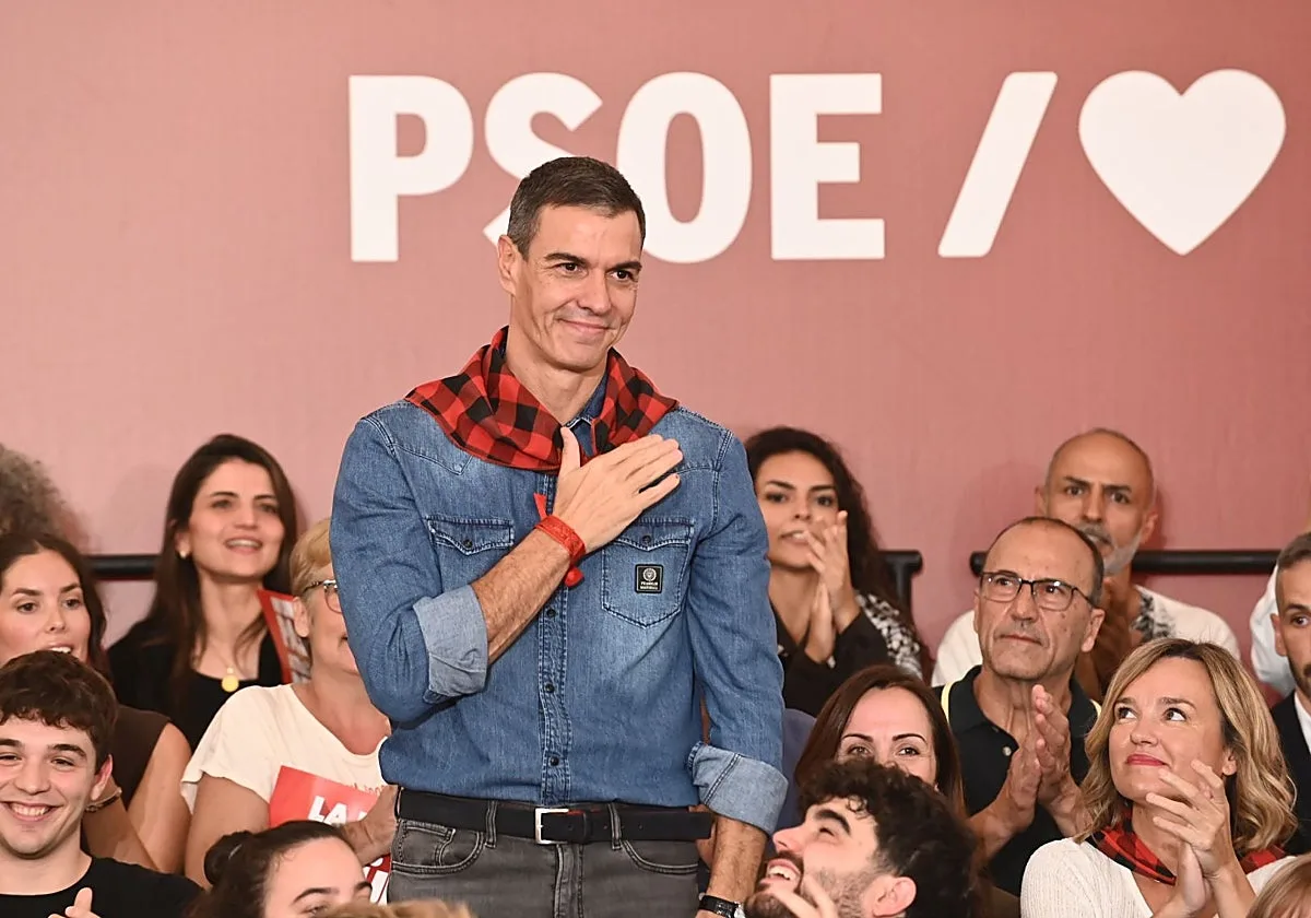 Tercer mitin de Sánchez en precampaña: «La esperanza gana elecciones. Me comprometo a cero recortes en 4 años»