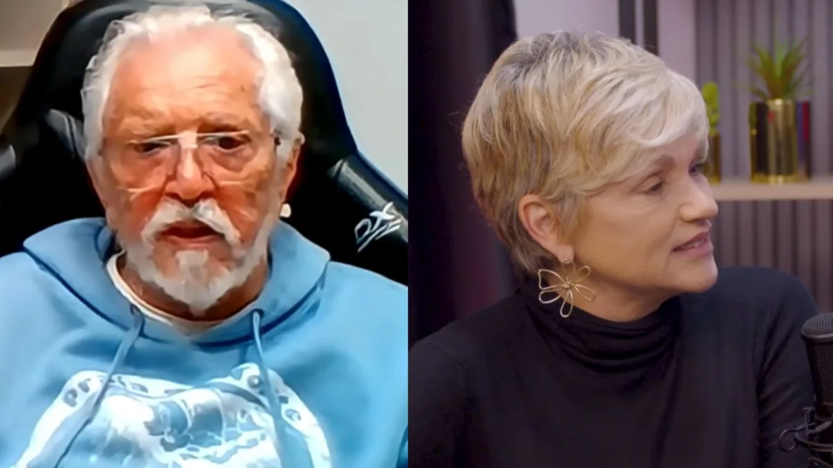 Carlos Alberto de Nóbrega chora ao rebater ex-esposa sobre fim do casamento, e atual manda recado afiado; assista Carlos Alberto de Nóbrega chora ao rebatar ex-esposa sobre divórcio; assista (Foto: Reprodução/ YouTube)