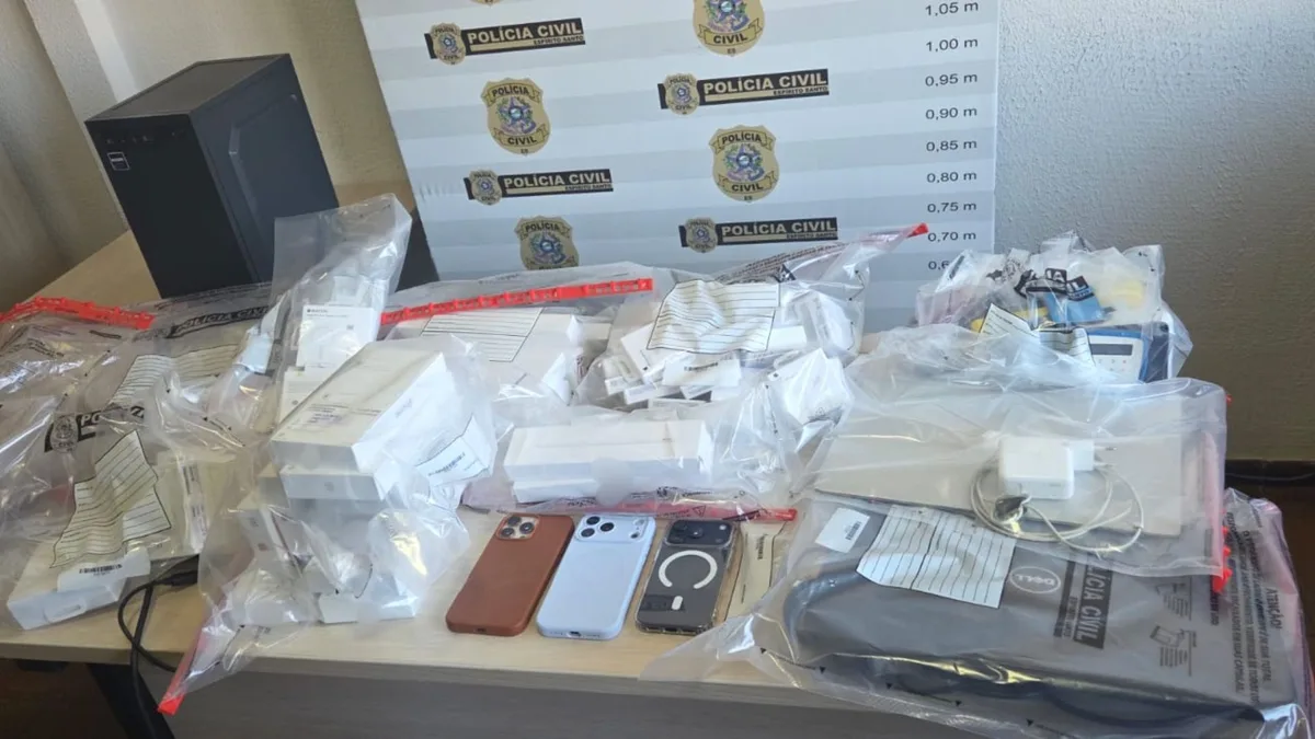 Mais de 200 celulares são recuperados em operação da Polícia Civil no ES