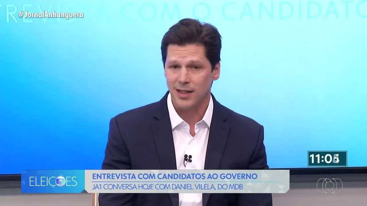 VÍDEOS: Daniel Vilela é entrevistada no Jornal Anhanguera 1ª edição