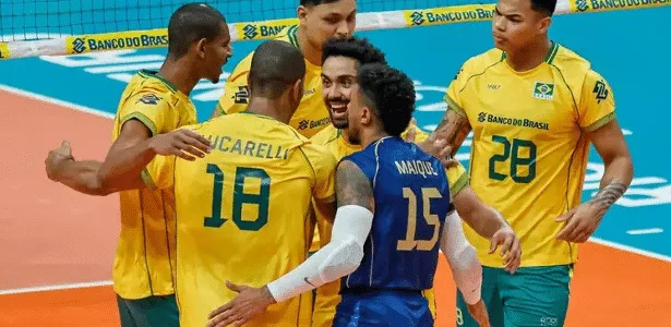 Vôlei: Brasil vence Colômbia sem sustos e segue invicto no Sul-Americano