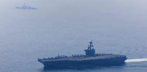 Guerra com Irã tira porta-aviões do Pacífico e pressiona os EUA