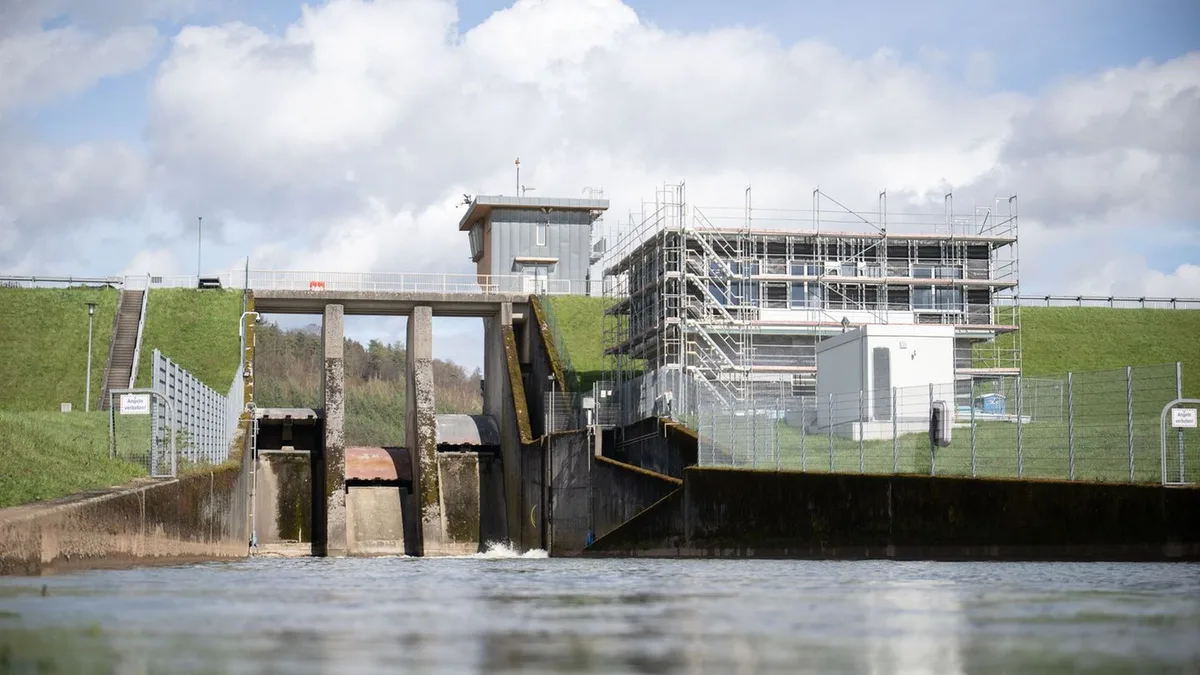 Wasserversorgung: Kinzigtalsperre: Eines der größten Rückhaltebecken Hessens