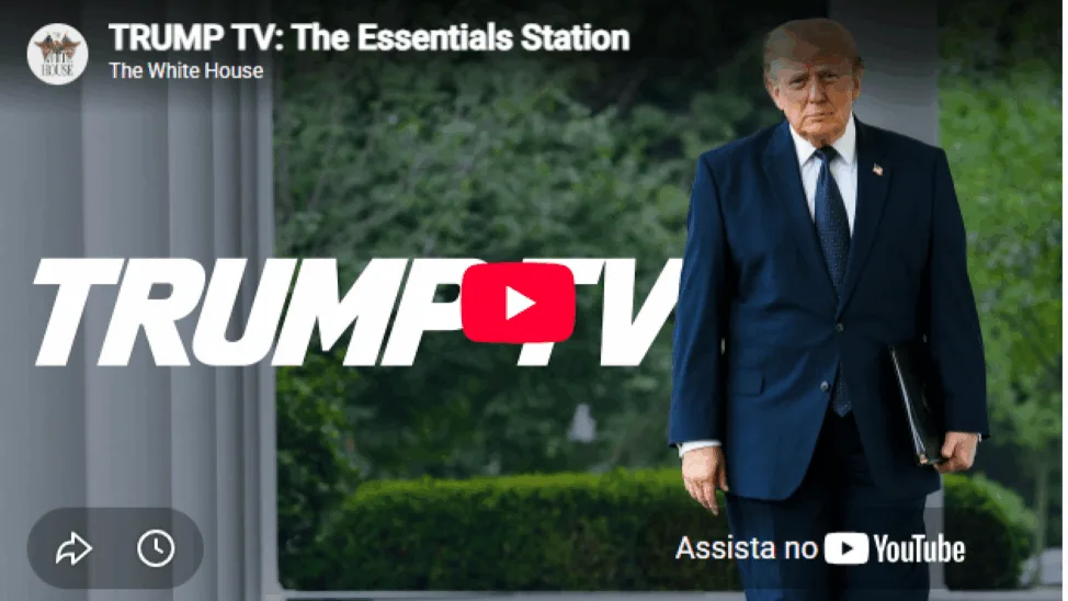 Donald Trump responde a boicote das televisões com canal no YouTube