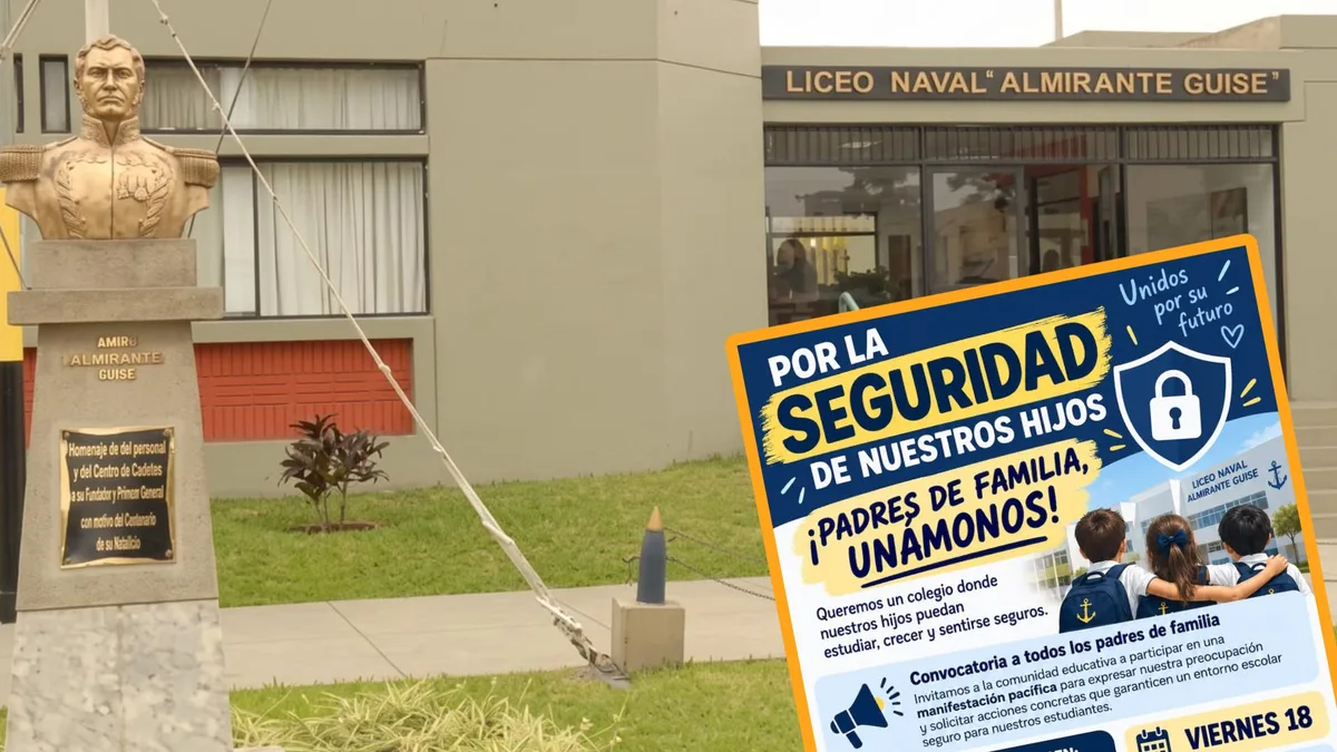 Padres convocan plantón en el Liceo Naval tras denuncia de presunta violencia sexual contra escolar