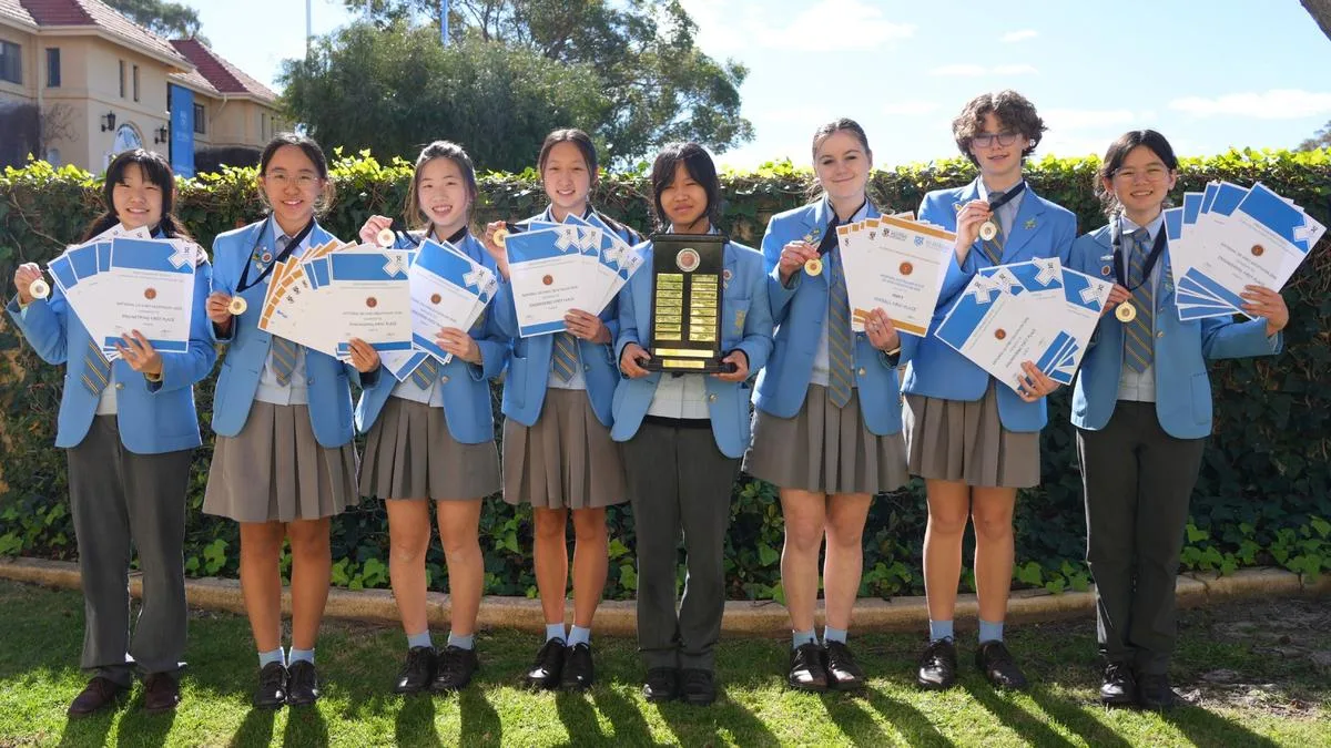 St Hilda’s Anglican School for Girls students win national engineering title at da Vinci Decathlon in Sydney