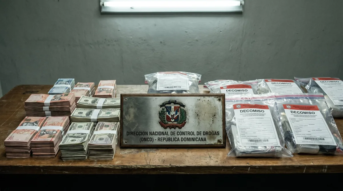 Autoridades dominicanas interceptan una lancha con 1.3 toneladas de presunta cocaína y detienen a tres hombres