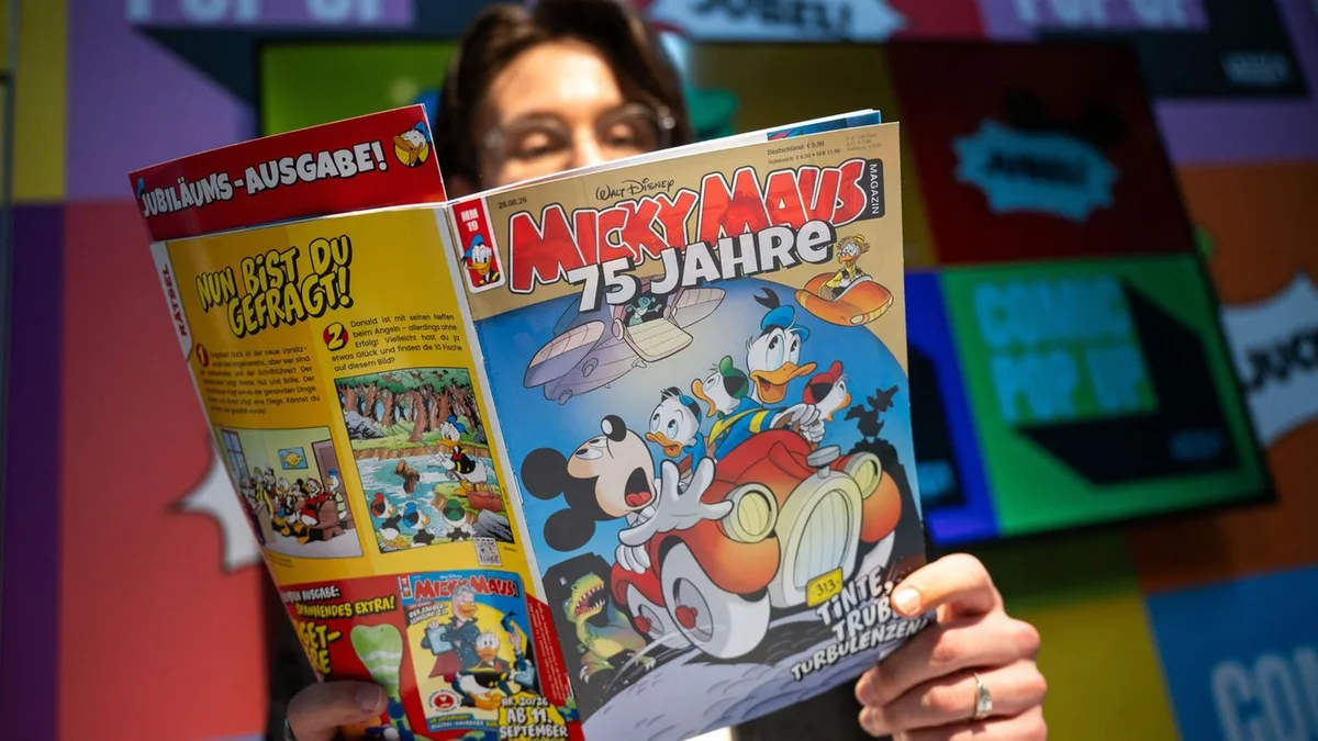 Erstes Heft am 29. August 1951: Jubel! Freu! „Micky-Maus“-Heft feiert 75 Jahre