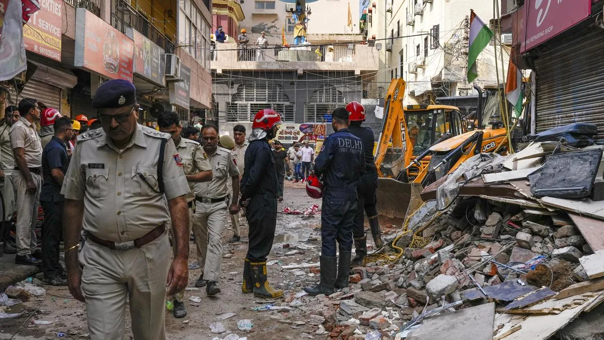 “We want justice!”: Students protest demanding accountability over Delhi building collapse