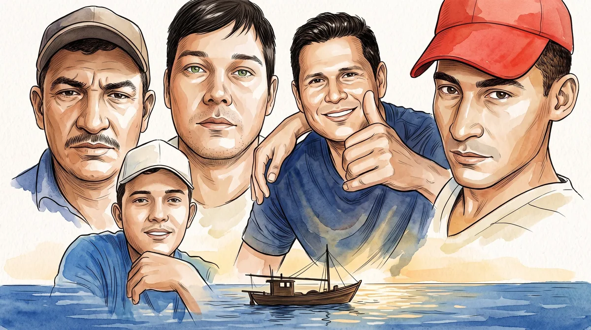 Diez días de incertidumbre: La intensa búsqueda de cinco pescadores perdidos en alta mar de Masachapa, Nicaragua
