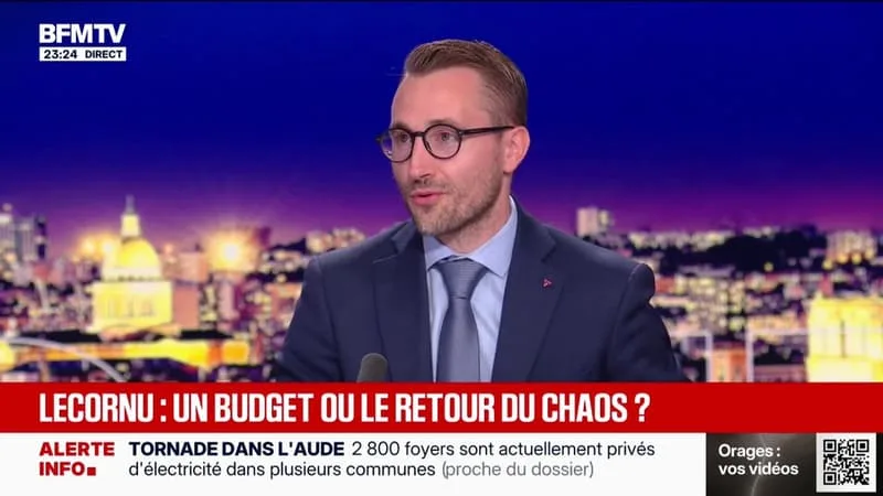 Budget: "La censure, c'est le seul moyen démocratique que nous avons", estime Antoine Léaument (LFI)