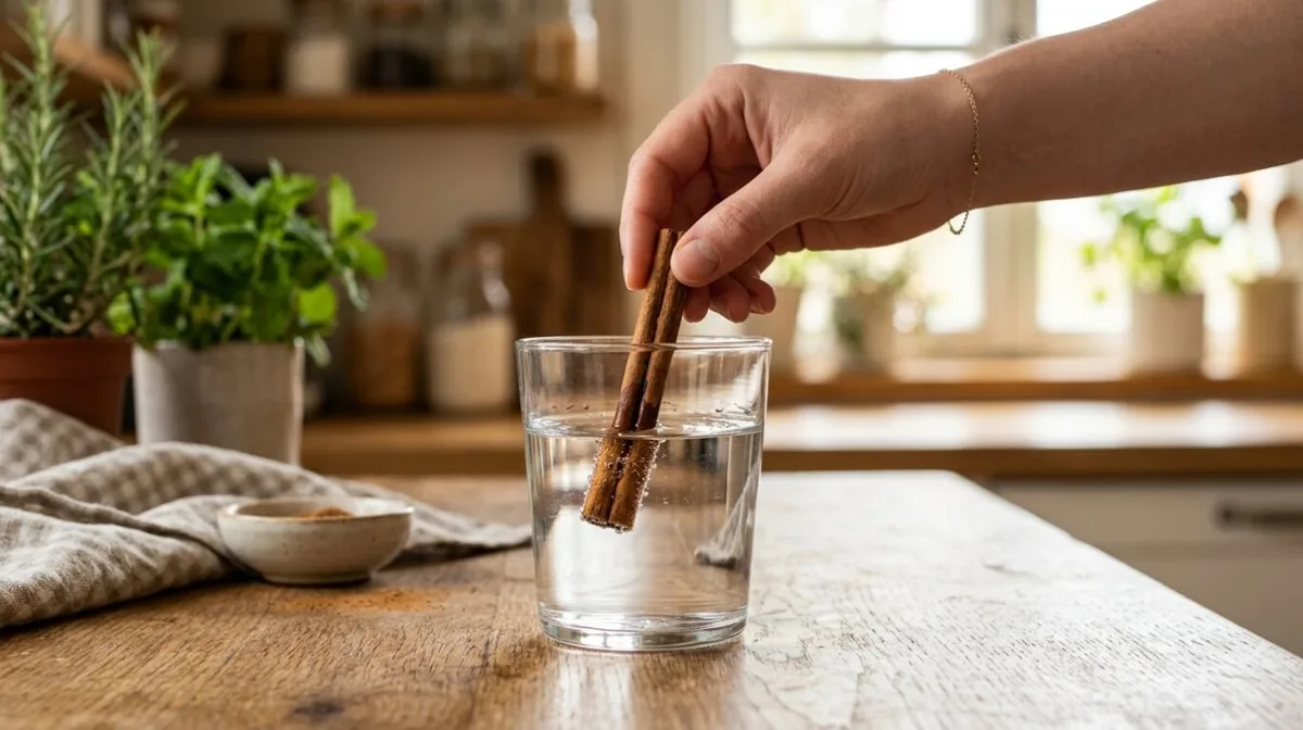 Poner una rama de canela en un vaso con agua: para qué sirve y por qué algunos lo recomiendan