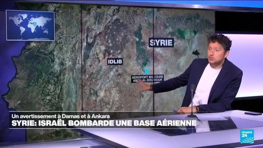 Syrie : Israël frappe une base aérienne et met Damas et Ankara en garde