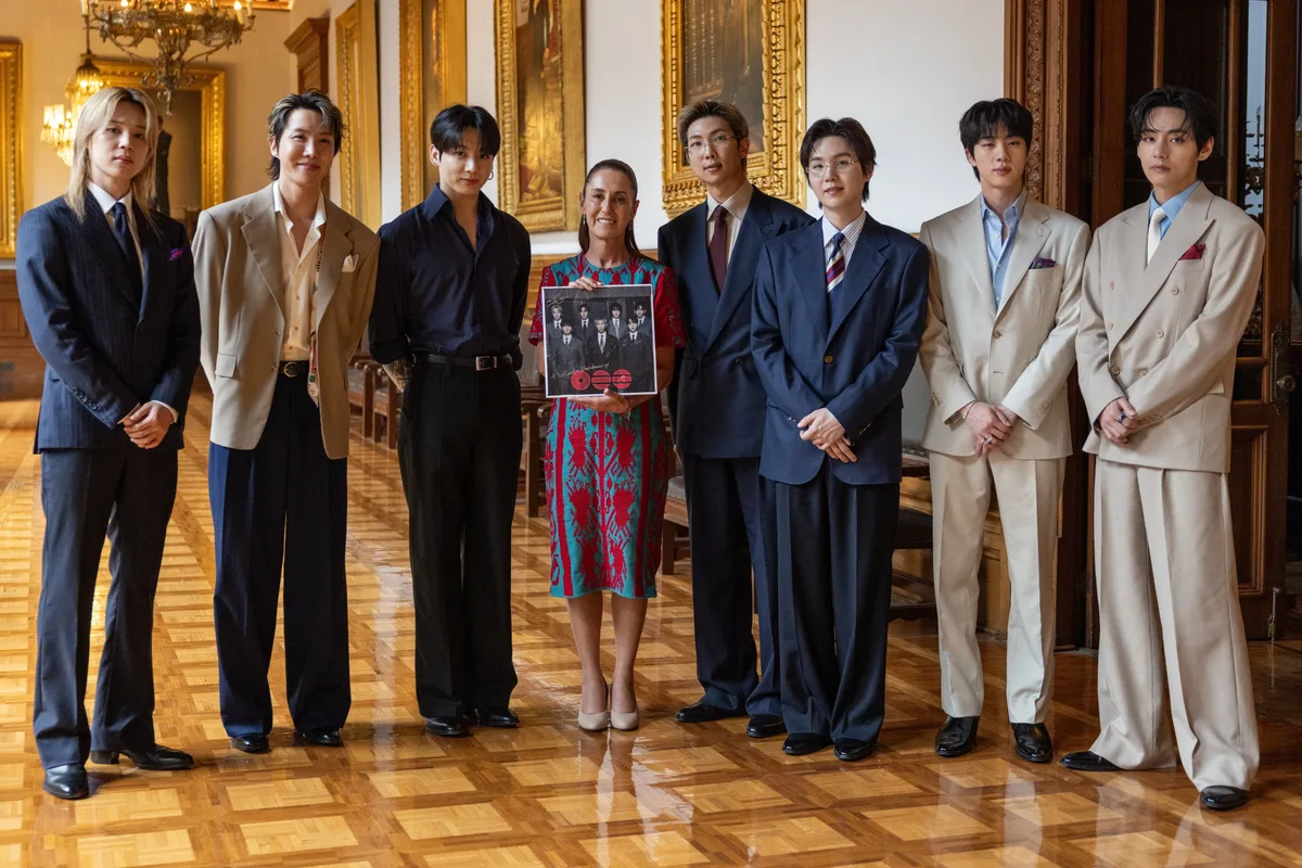 Grupo de K-pop llegará a México con el presidente de Corea del Sur, anuncia Sheinbaum