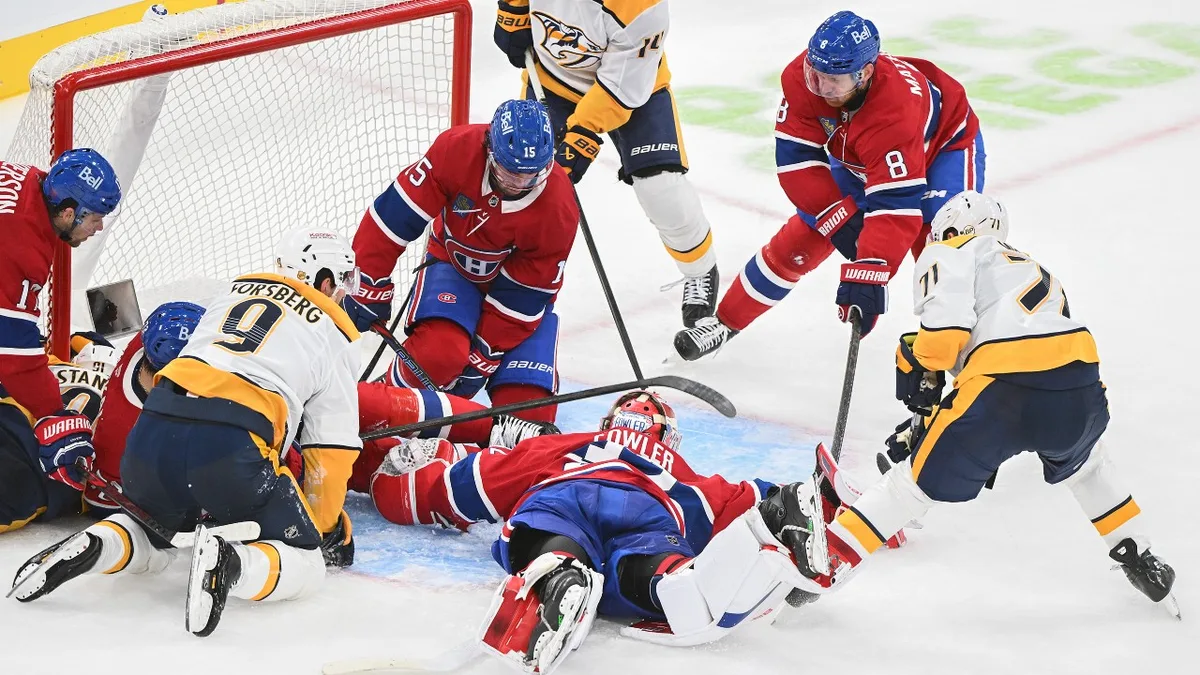 Canadiens collapse late in loss to Predators