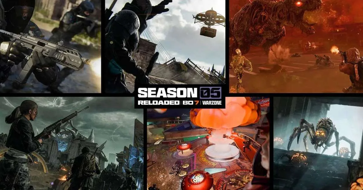 Call of Duty Black Ops 7 e Warzone: Veja o que te aguarda na Temporada 5 Recarregada