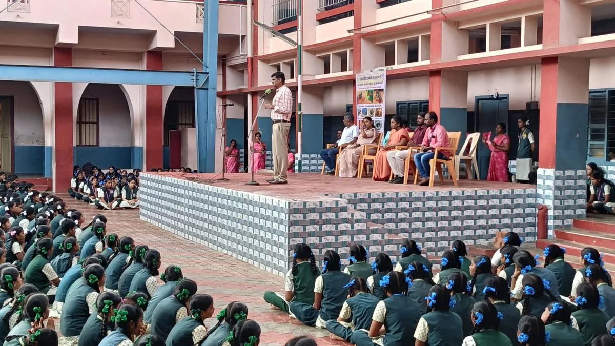 Tiruchi Corporation sensitises students on waste management