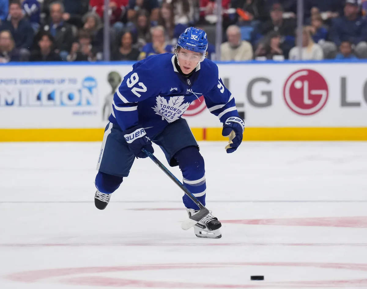 Maple Leafs waste no time burdening Gavin McKenna with pressure