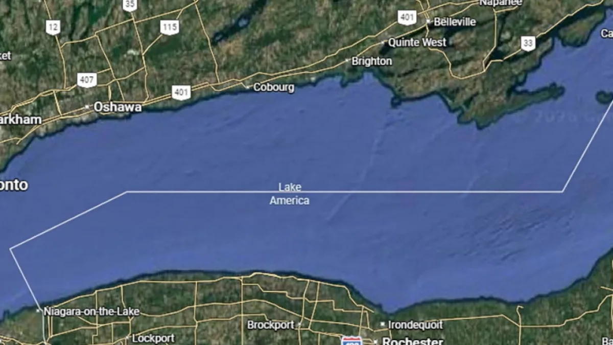 Google Maps changes Lake Ontario to ‘Lake America’ for US users after Trump order