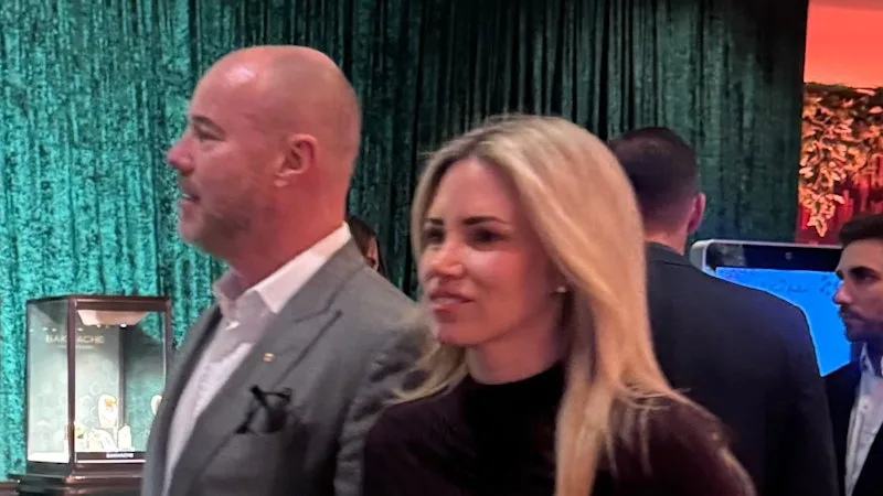 Luke Sayers and new girlfriend step out among powerbrokers at Million Dollar Lunch