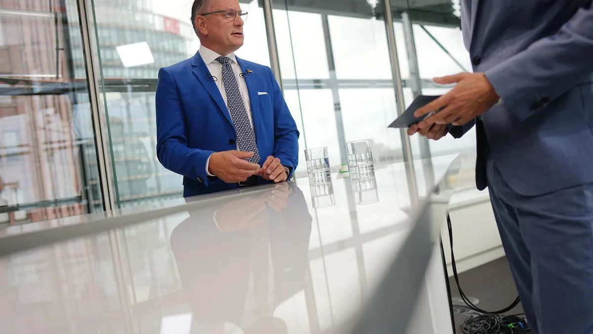Landtagswahl in Sachsen-Anhalt: AfD-Chef Chrupalla: Merz macht Wahlkampf für uns