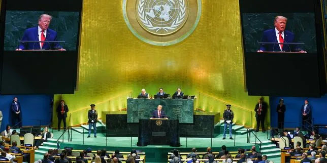 A l’Assemblée générale de l’ONU, Donald Trump fait mine d’hésiter, au sujet de l’Iran, entre accord et « destruction »