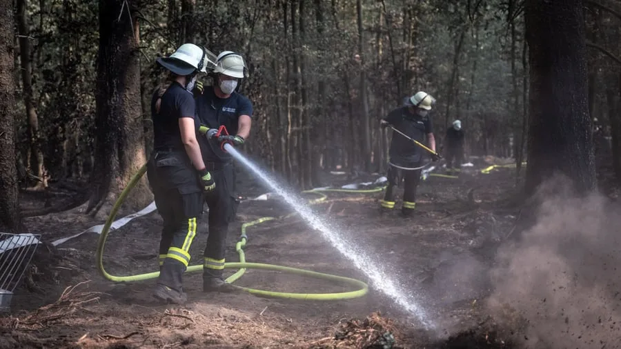Hitzewelle: „Das Feuer ist gelöscht“ – Feuerwehr zieht aus Hürtgenwald ab