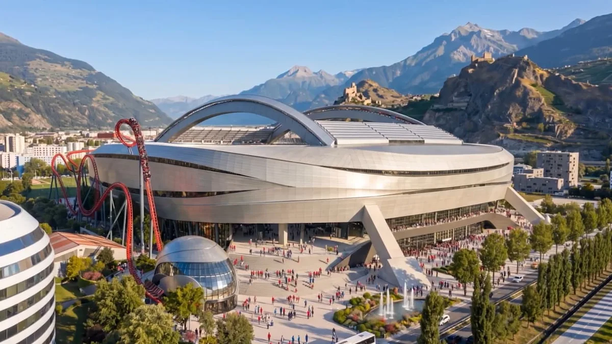 Teuerstes Projekt aller Zeiten - Schweiz-Klub baut Stadion mit Achterbahn