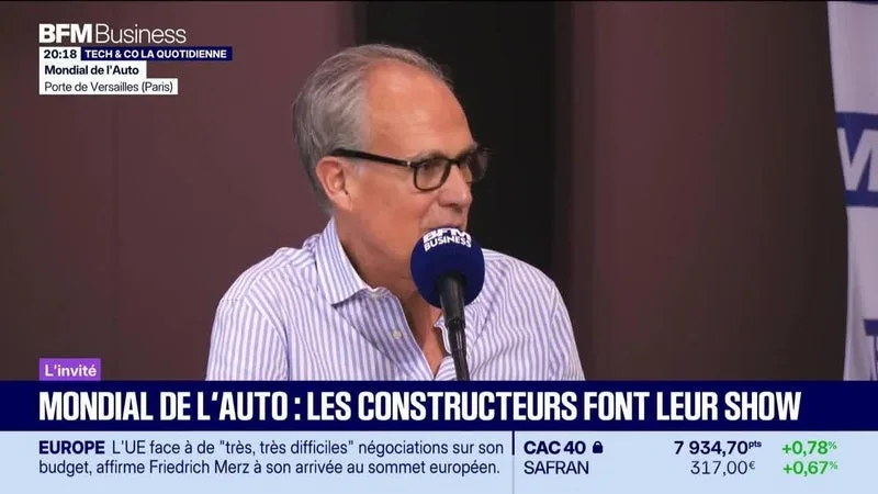 Serge Gachot (Président du Mondial de l’Automobile) : Mondial de l’Auto, les constructeurs font leur show - 15/10
