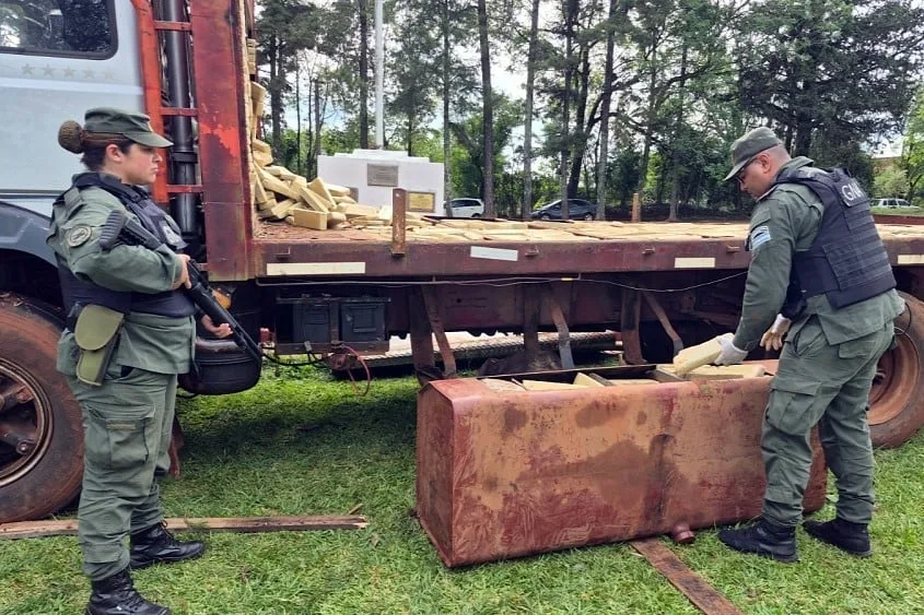 Una organización criminal ya perdió 13 toneladas de droga por operativos en lo que va del año